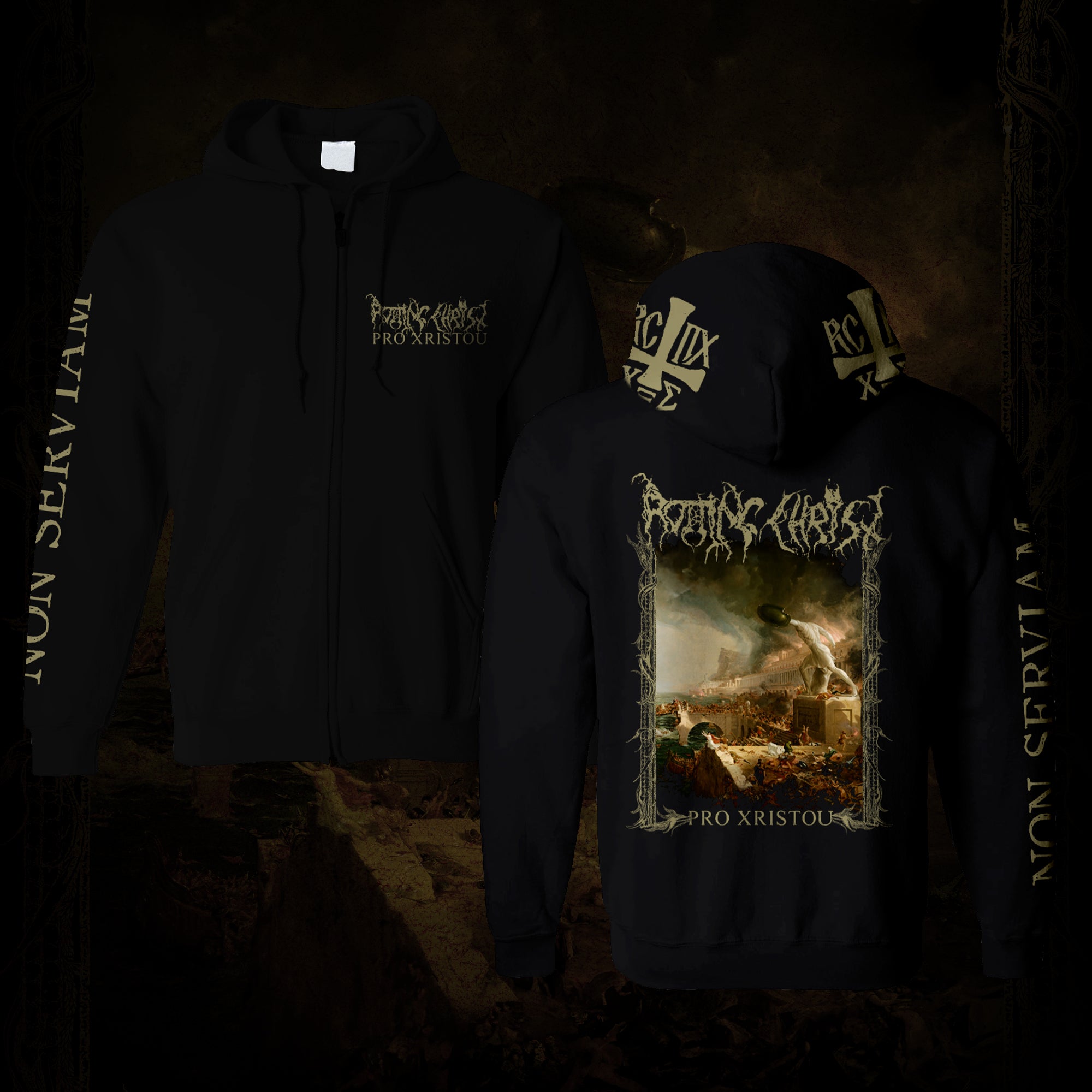 Rotting Christ - Pro Xristou Zip Hoodie – Season of Mist