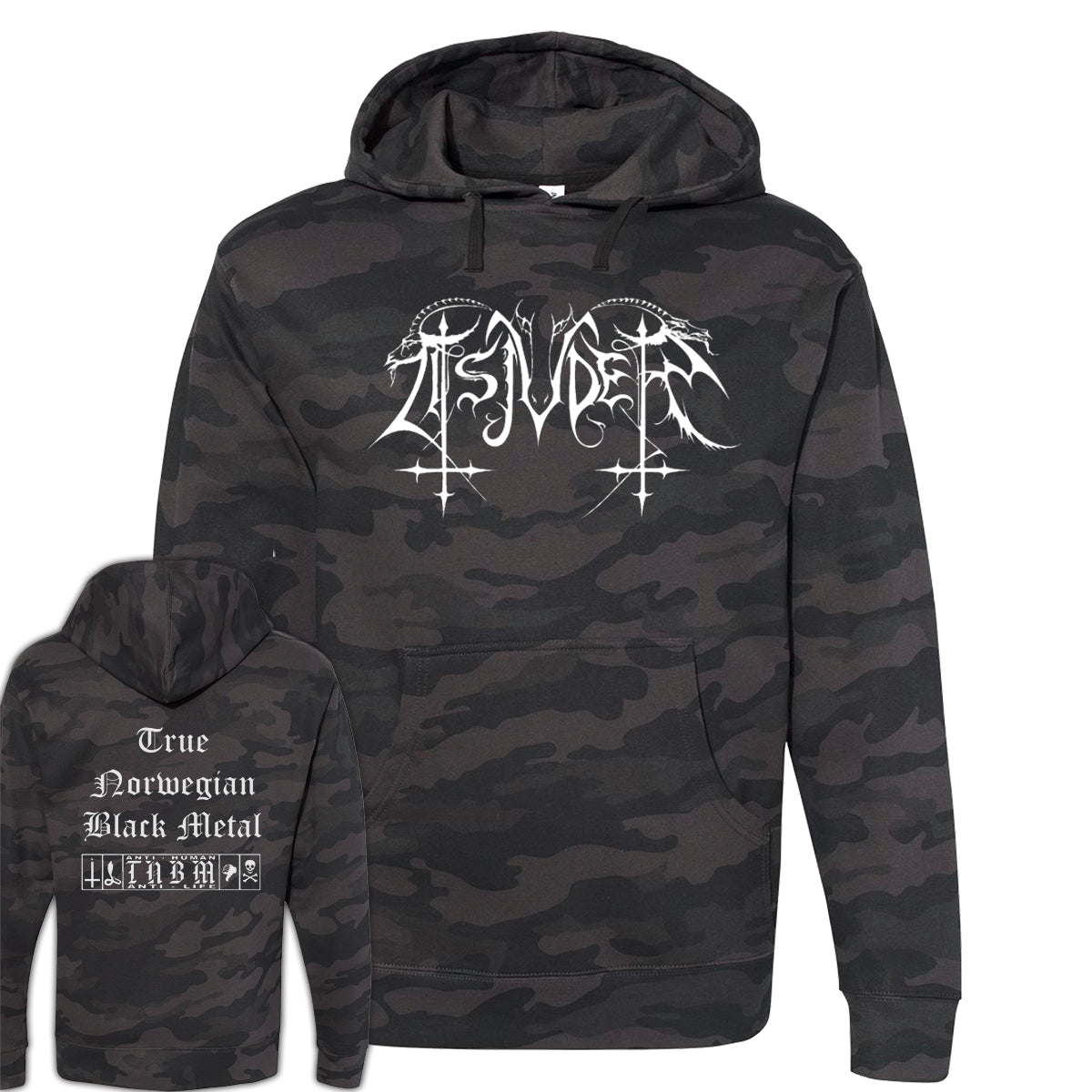 Tsjuder - True Norwegian Black Metal Camo Hoodie
