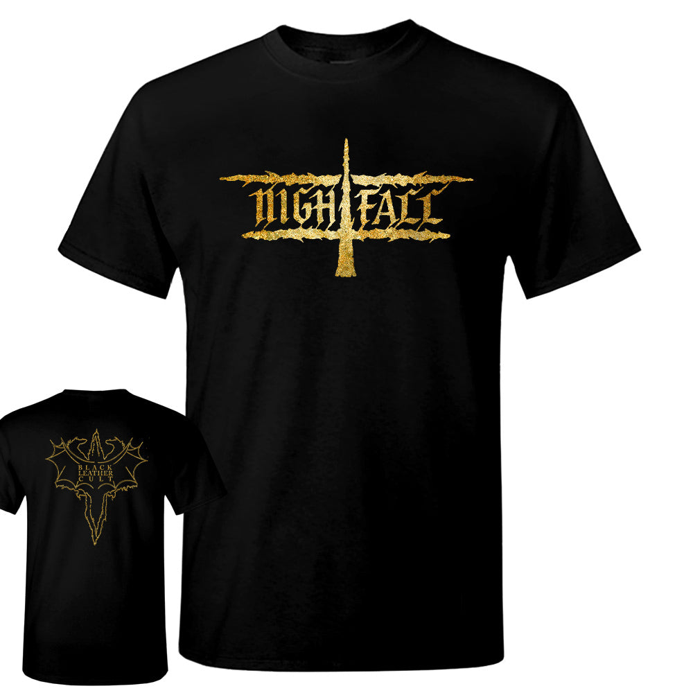 Nightfall - Black Leather Cult T-Shirt