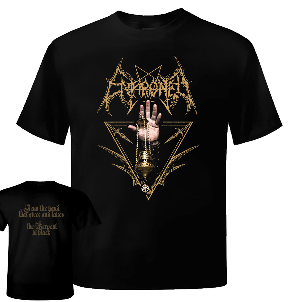 Enthroned - Golden Hand Shirt