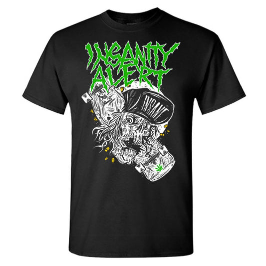 Insanity Alert - Skate-skull T-Shirt