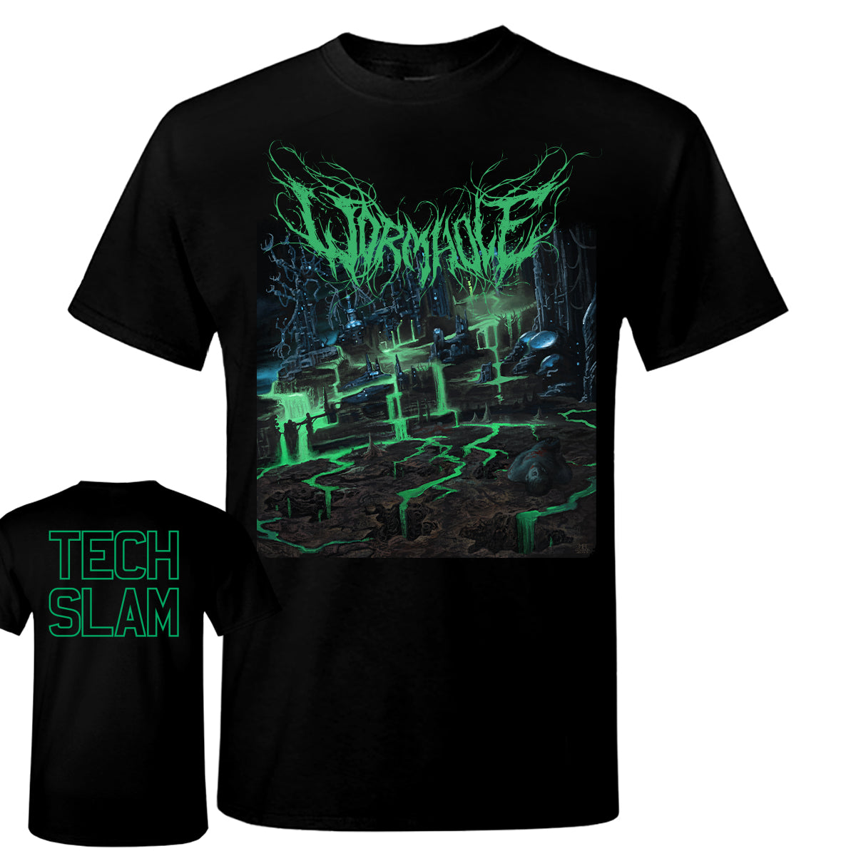 Wormhole - Greenslime Shirt