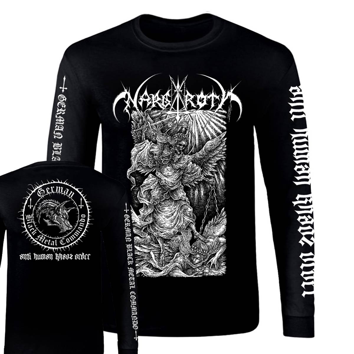 Nargaroth - Anti Human Khaos Order Long Sleeve Shirt